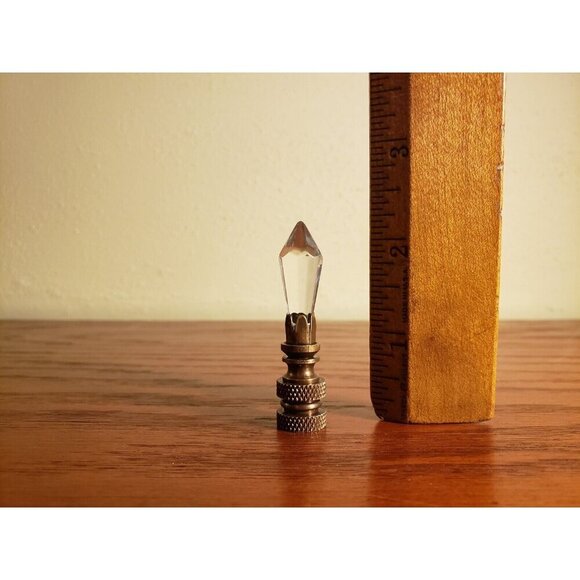 Crystal and Brass Decorative Finials - Picture 5 of 5